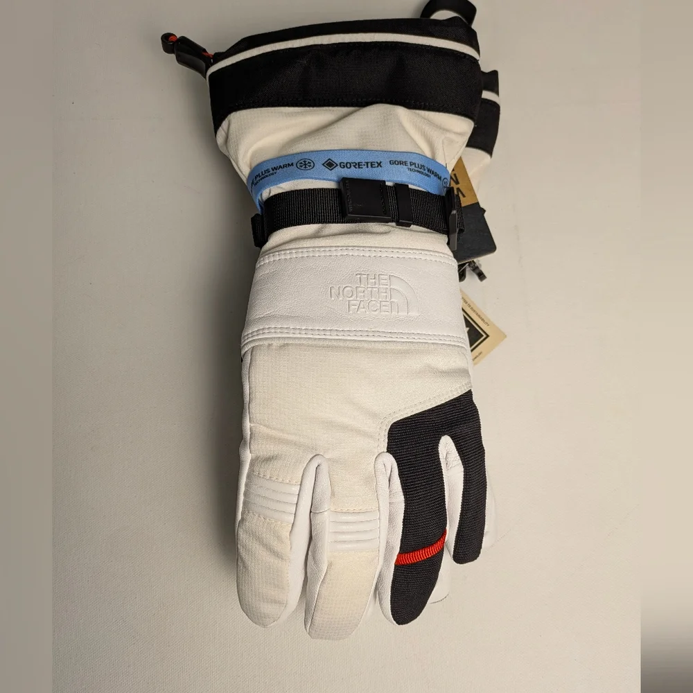 New THE NORTH FACE Women's Montana Pro Ski Gloves Size S Gardenia White Warmest - Picture 2 of 11